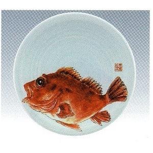 回転寿司皿 15cm 渦潮青磁カサゴ 耐熱ABS樹脂 食洗機対応 f7-888-4