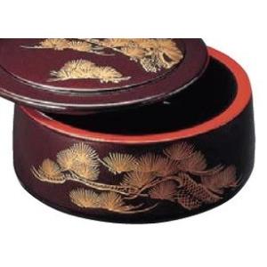 寿司桶 ちらし桶 ＤＸちらし重 溜パール松内黒 本体 f8-863-6