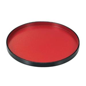 お盆 DX懐石丸盆 シャンパンゴールドアクア 7寸 ABS樹脂 f8-85-22