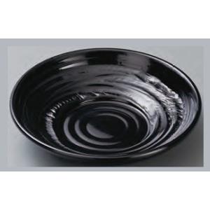 茶托 象谷茶托 渦黒 4寸 ユリア・メラミン樹脂 f8-1083-7