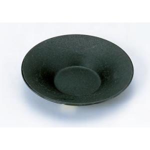 茶托 3.6寸 朝顔茶托 黒干漆 ユリア・メラミン樹脂 f8-1082-5