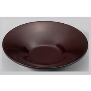 茶托 朝顔茶托 新溜 4寸 ユリア・メラミン樹脂 f8-1083-16