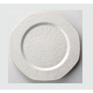 食器皿 31cm八角プレート ホワイトアクア 耐熱ABS樹脂 食洗機対応 f7-560-6｜fukuji-net