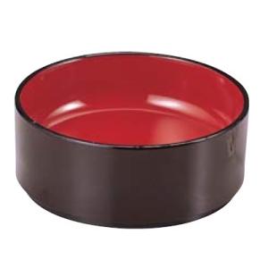 そば用食器 2.5寸 薬味鉢 新溜内朱 樹脂製 f8-648-6