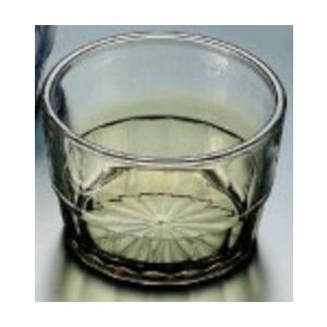 食器 鉢 冷麺鉢 3寸 菊カット汁鉢 グリーン 透明アクリル樹脂製 f8-640-3