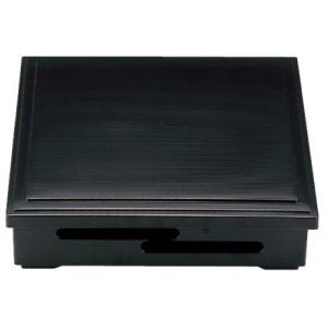 8.5寸華松花堂 黒渕朱 仕切り付き 業務用漆器 激安 弁当箱 宴会