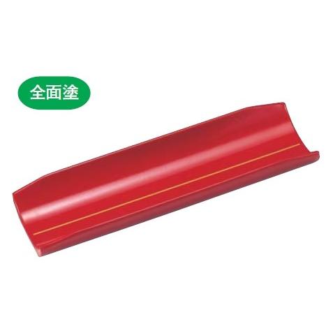 おしぼりトレイ 竹型おしぼり受 朱に金ライン （木質）メラミン複合樹脂 f8-1089-16