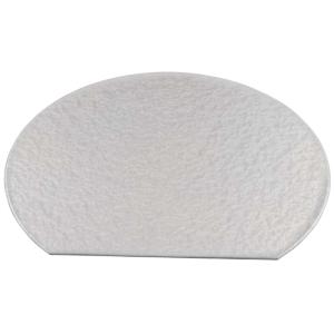 お盆 敷マット 祇園半月敷マット ホワイトアクア...の商品画像