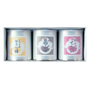 「丸缶せんべい 3缶入」 福 福壽堂秀信 2024 和菓子 スイーツ ギフト バレンタイン あんスイ...