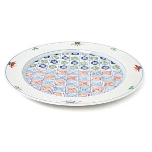 有田焼 プレート 金襴手古伊万里松竹梅9寸平皿【福珠窯（有田焼窯元