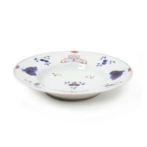 有田焼 取り皿 天啓花蝶段付5.5寸丸皿 【福珠窯（有田焼窯元）】 : 福