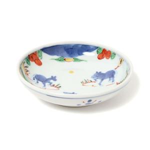 有田焼 メイン皿 天啓花蝶7寸丸皿 【福珠窯（有田焼窯元）】 : 福珠窯