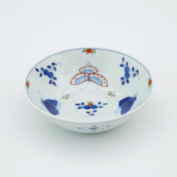 有田焼 取り鉢 天啓花蝶5.3寸反鉢【福珠窯（有田焼窯元）】