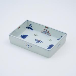 有田焼 メイン皿 天啓花蝶7寸丸皿 【福珠窯（有田焼窯元）】 : 福珠窯
