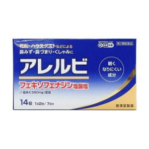 【第2類医薬品】 アレルビ 14錠　花粉症　ハウスダスト　アレルギー　鼻水　鼻づまり｜fukuko-2