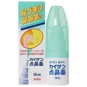 【第2類医薬品】カイゲン点鼻薬　30ml　花粉症　鼻炎　ハウスダスト　鼻づまり　アレルギー　マスク　...