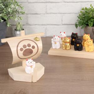 選べる 招き猫】幸せ招く にゃんこ宮 / おみくじ付き 招き猫が付いた