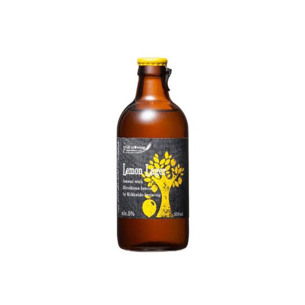フルーツビール 北海道麦酒 フルーツブルーイング レモンラガー 瓶 300ml / クラフトビール ...