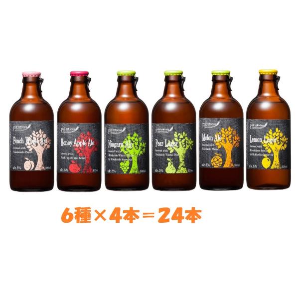 ビール ギフト 国産クラフトビール 北海道麦酒フルーツビール飲 み比べ 300ml×24本セット お...