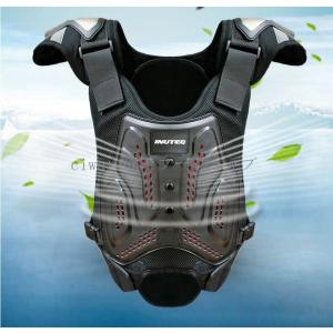 バイク用 プロテクター 胸部 ブラック オートバイプロテクター メッシュ構造 通気 上半身保護 胸 背中 椎骨のガード 調整可能