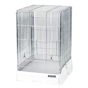 三晃商会 ケージ モモンガ デグー イージーホーム ステンレス40ハイ WH