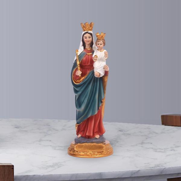 樹脂の置物イエスの彫刻キリスト降誕卓上聖母マリア像の装飾