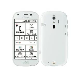 【中古】A＋ランク【未使用に近い】 SIMロック解除済み   元docomo  らくらくスマートフォン4  F-04J  ホワイト  本体のみ   判定○   送料無料