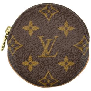 ルイ・ヴィトン LOUIS VUITTON コインケース モノグラム ポルトモネ ロン 小銭入れ コインパース M61926 ユニセックス 中古 送料無料