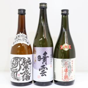 関東 日本酒 セット 飲み比べ 720ml 3本 八ッ場の風  晴雲 すいごうさかり 純米酒 純米吟醸 純米大吟醸｜fukuokaginjo