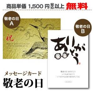 メッセージカード 敬老の日 単品購入不可 Message 09 名入れギフト福来館 通販 Yahoo ショッピング