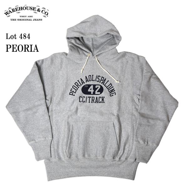WAREHOUSE/ウェアハウス　Lot 484 PEORIA　プルオーバースウェットパーカー