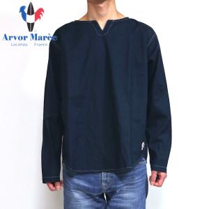 Arvor Maree/アルボーマレー キーネック ロングスリーブシャツ｜fukuraku-store