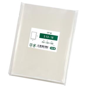 OPP袋 キャビネ判用 テープなし 100枚 130x180mm S13-18（2L判用）