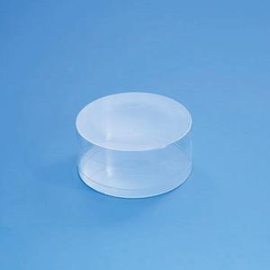 ギフトボックス 透明箱 クリスタルボックス スタンダードタイプ 円柱小浅 10個 #006854100｜袋の王国