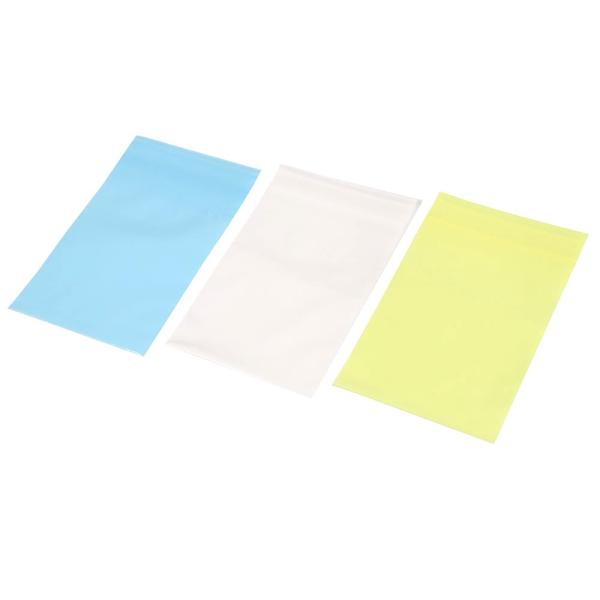 ユニパック カラーユニ 全3色 100枚 70x50mm A-4