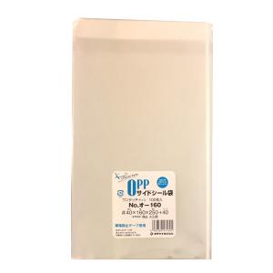 クリアパック(OPP袋)テープ付き155×215 A4二折用 100枚 40ミクロン