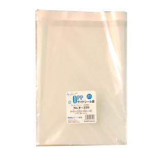 クリアパック(OPP袋)テープ付き155×215 A4二折用 100枚 40ミクロン