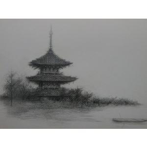 ふくろう瑠璃庵 鉛筆画 風景デッサン Yahoo ショッピング