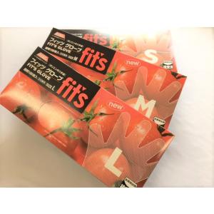 ポリ手袋 外エンボス S/M/L 箱入【100枚】 全長 27.5cm フィッツ グローブ スズカ未...