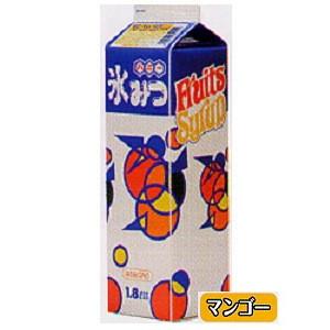 ハニー 氷みつ マンゴー 容量１．８Ｌ かき氷 みつ 蜜 シロップ｜fukuroya-shopping