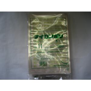 ナイロンポリ Kタイプ NO.11 180×270mm 100枚入 福助工業 エージレス対応 保存袋 脱酸素剤対応 ナイロン 小分け ストックの商品画像