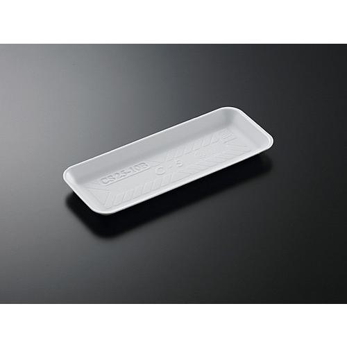 発泡 トレー C-5  CS25-10B 【100枚】 246×97×18 mm 中央化学 PSP ...