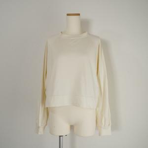 CLANE（クラネ） WIDE HENRY NECK BORDER TOPS ワイドヘンリーネック