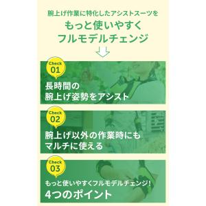 ■公式■腕上げアシストスーツ DARWING ...の詳細画像4