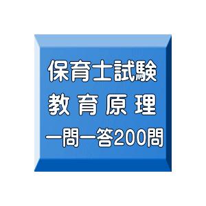 令和６年（前期）保育士試験：教育原理 一問一答200問（ＰＤＦ版・配送なし）