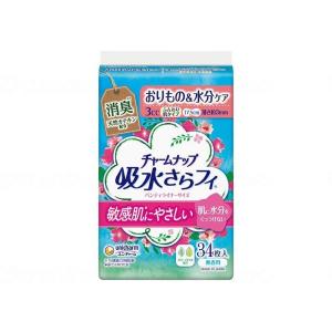 ユニ・チャーム チャームナップ ふんわり肌 3cc 無香料 34枚 17.5cm 女性用｜fukushikun