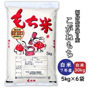 こがねもち 新米 もち 白米30kg  小分け対応 (5kg×6袋)