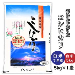 コシヒカリ 米 お米 白米10kg 小分け 5kg×2袋 令和7年産 福島県中通り
