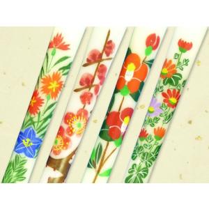 ※C椿柄欠品中※会津絵ろうそく７匁　お中元/お中元/贈答品/ギフト/福島/送料込