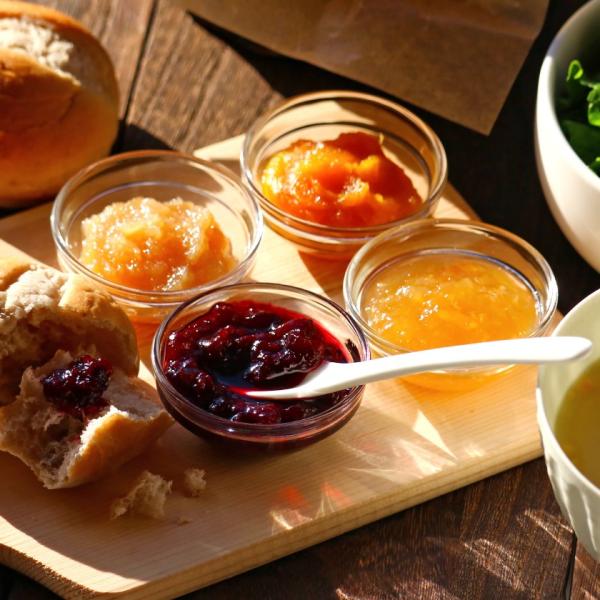 福島の秋と冬の恵みジャム４本セット 　お中元/贈答品/ギフト/福島/送料込